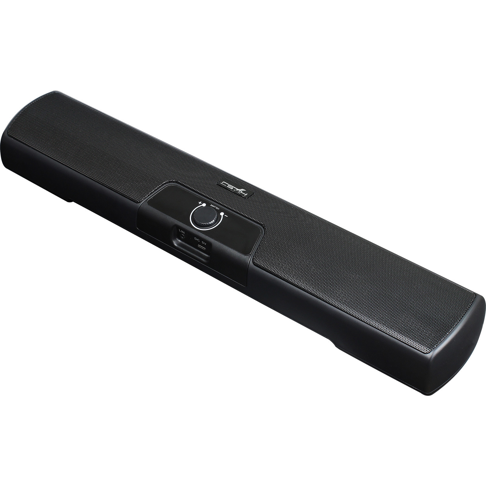 Computer Stereo Speaker USB Powered Portable Mini Sound Bar for Windows PCs Desktop Computer Laptop black