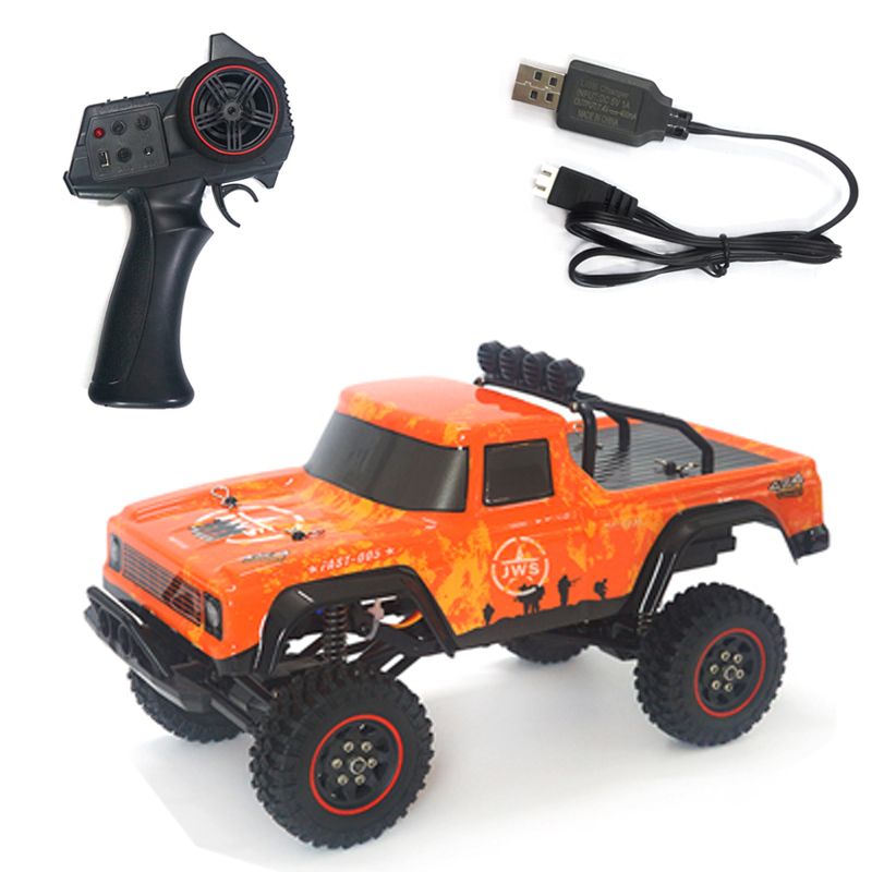SG-1802 1:18 2.4G Rc Model Climbing Car Toy with Remote Control 20KM/H Orange