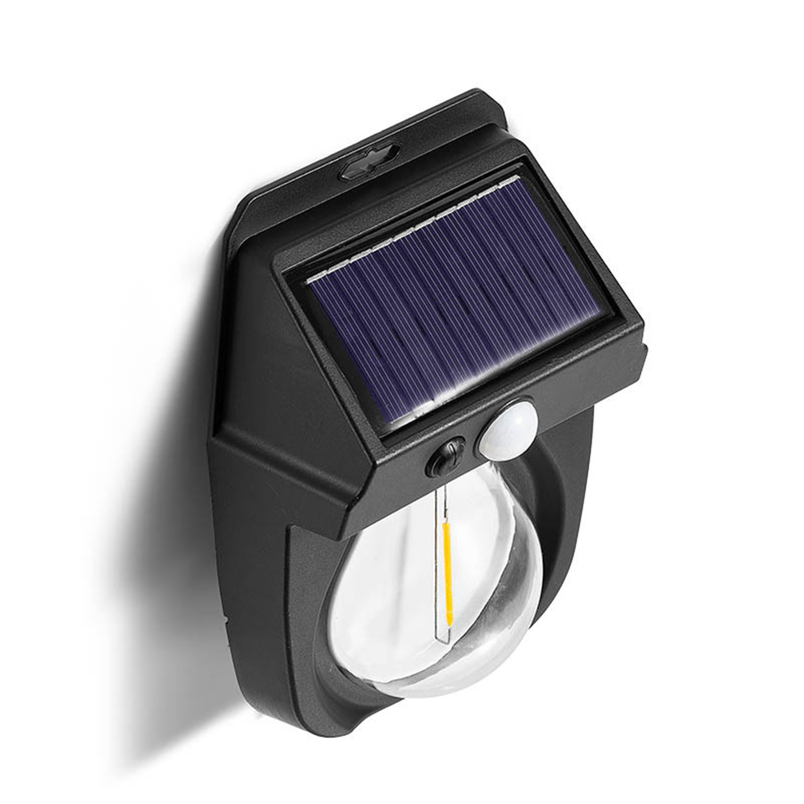 Solar Wall Lantern With Motion Sensor Waterproof Exterior Lighting Wireless Dusk To Dawn Porch Lights Waterproof Exterior Lighting For Entryway Front Door Garden CL118 (800mA)