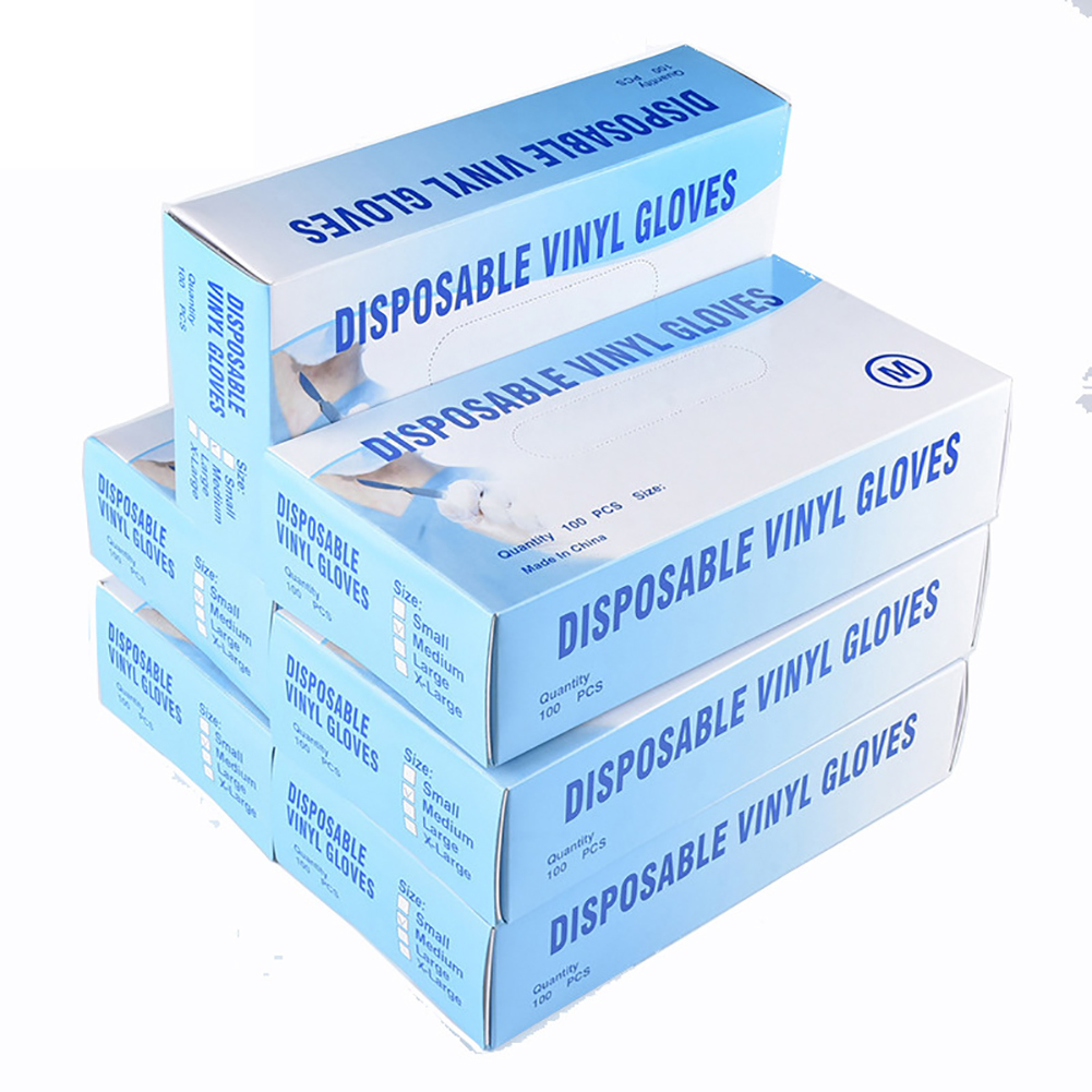 box of disposable gloves