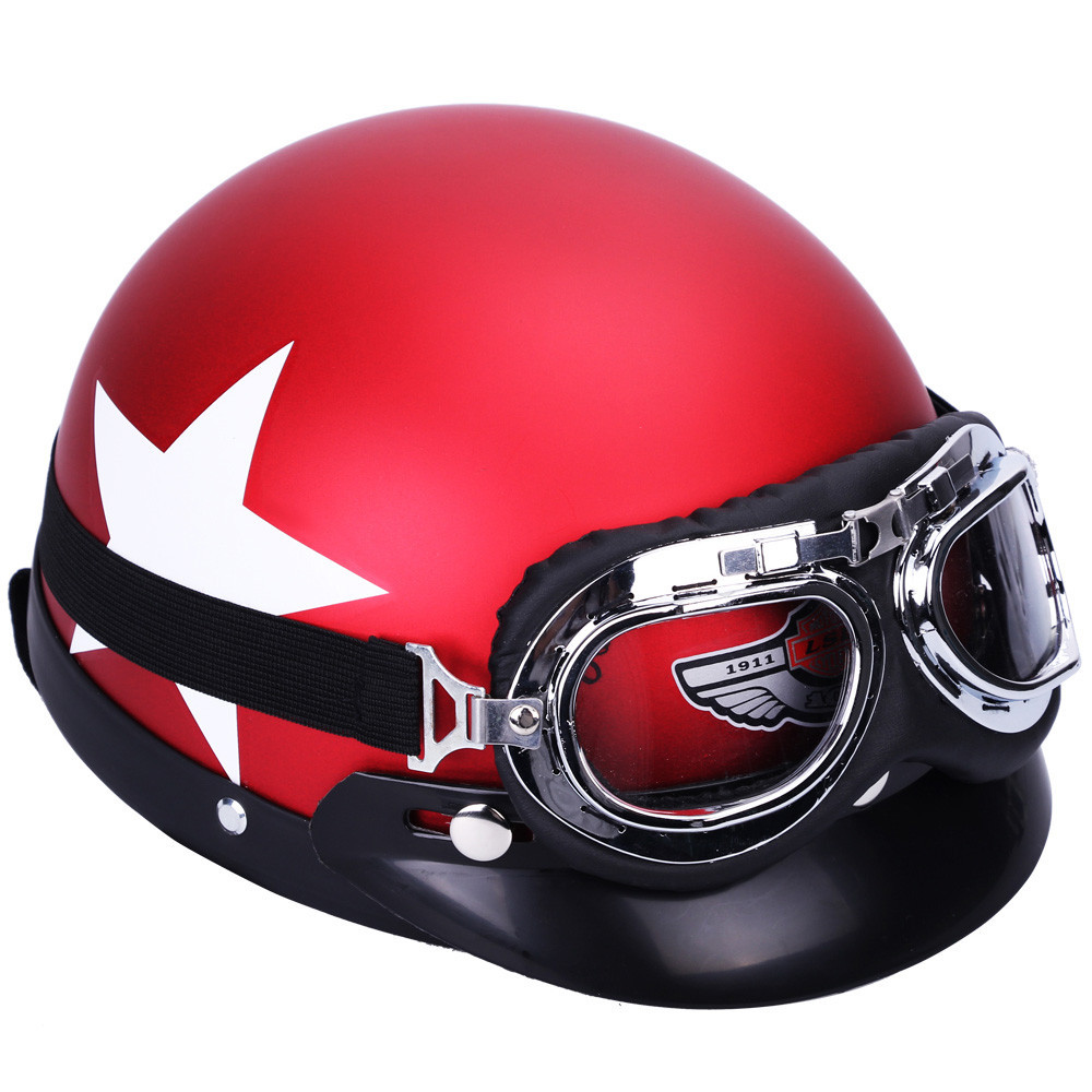 Wholesale Unisex Motorcycle Safety Helmet with Goggles Detachable Visor