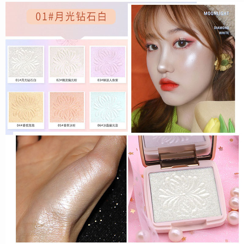 ID NOVO Highlighter Women Brighten Face Foundation Palette Highlighter Cosmetics Makeup Face Palette