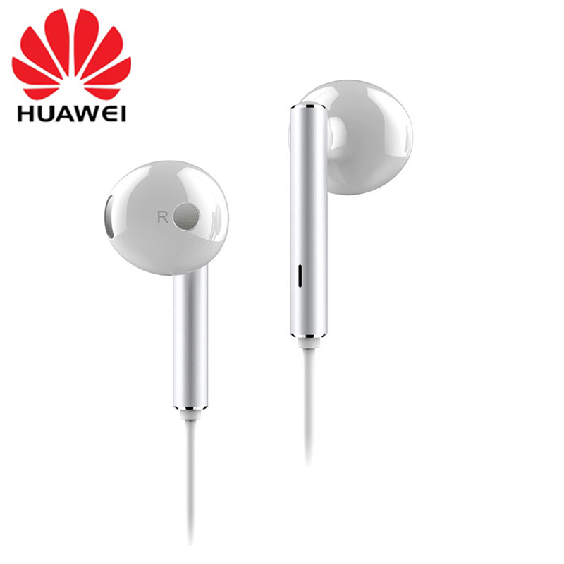 For HUAWEI P7 P8 P9 Lite P10 Plus Honor 5X 6X Mate 7 8 9 Huawei Honor AM116 Earphone Metal With Mic Volume Control  white