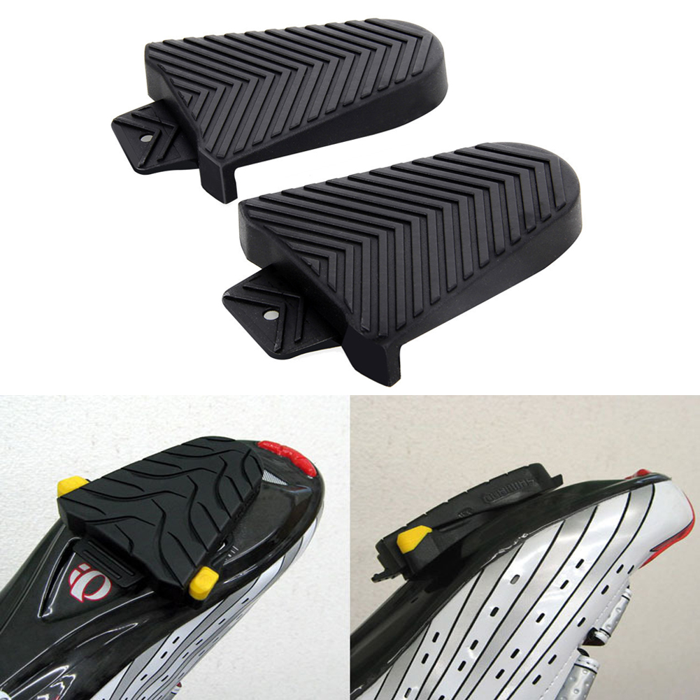 1 Pair Bike Bicycle Cycling Pedal Cleat Covers for Shima SPD-SL Pedal Systems black