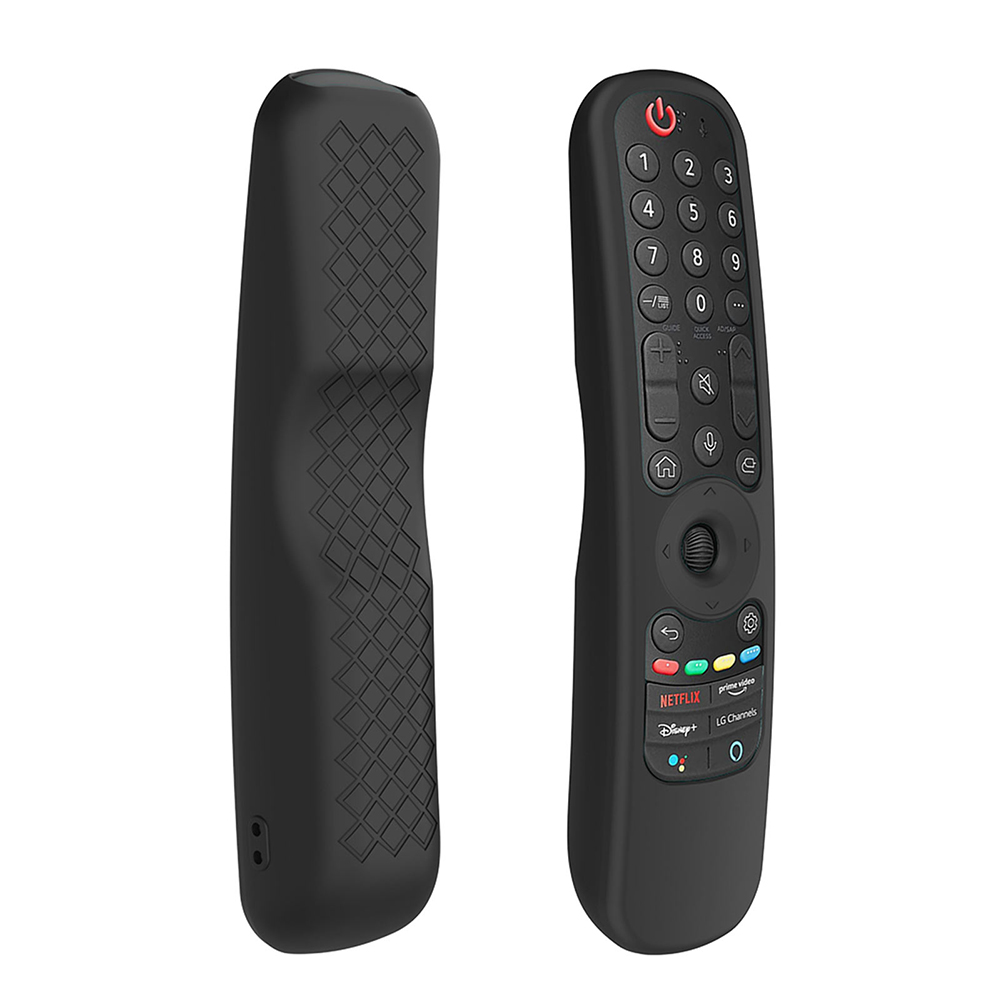 Silicone Remote Control Sleeve Controller Shockproof Protective Cover Compatible For LG AN-MR21GC MR21N/21GA black