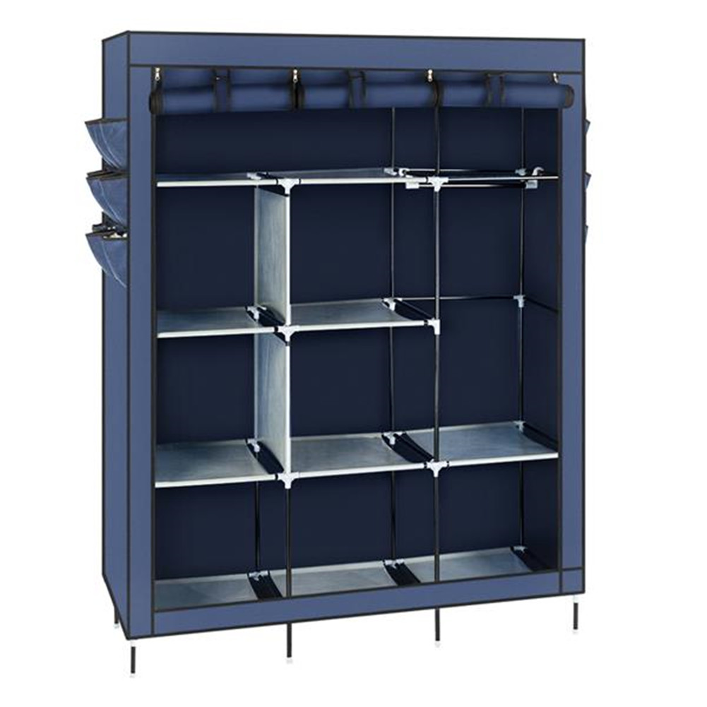 US Wardrobe Storage Closet Clothes Portable Wardrobe 69