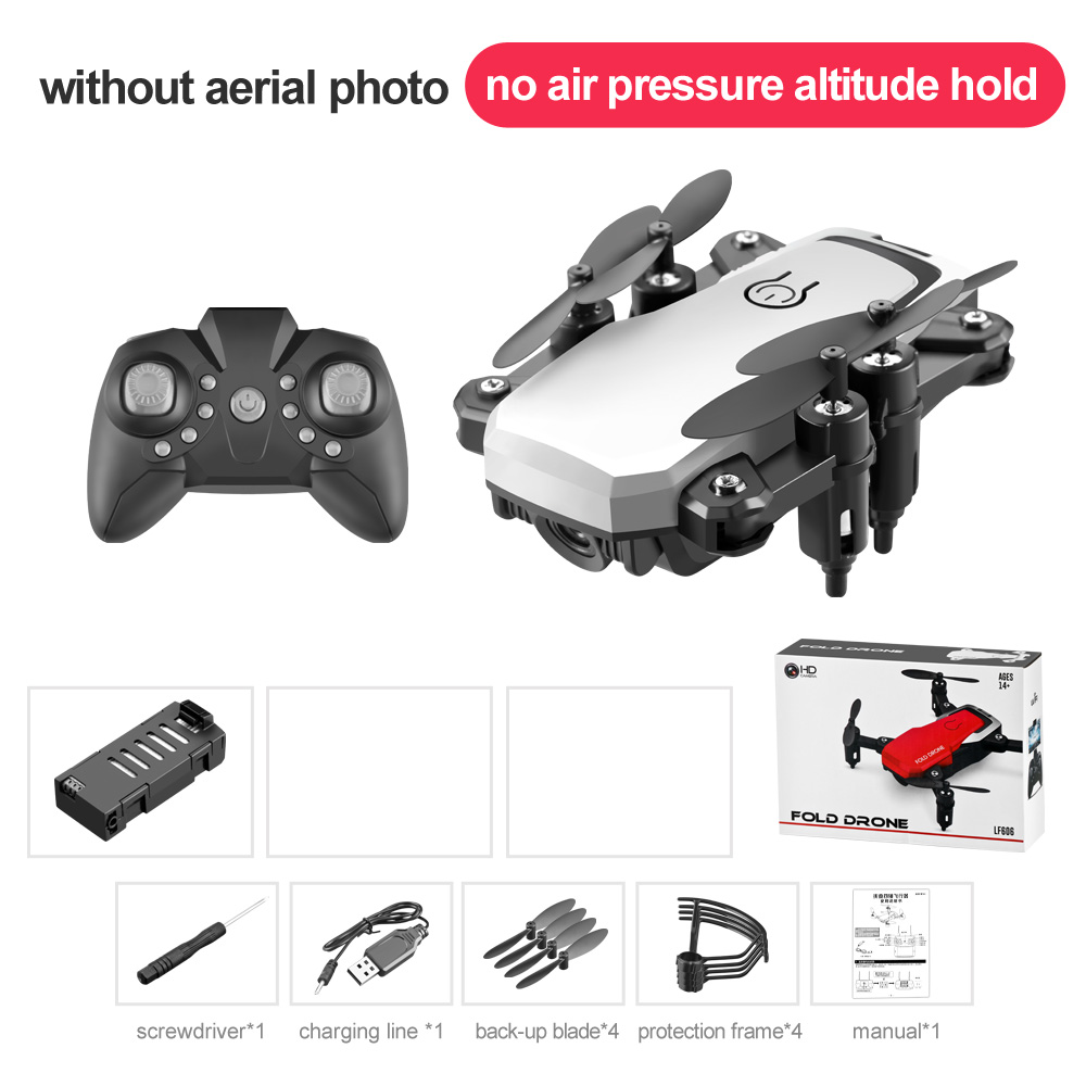 LF606 Mini Drone with Camera Altitude Hold RC Drones HD Wifi FPV Quadcopter Drone RC Helicopter Standard version without camera