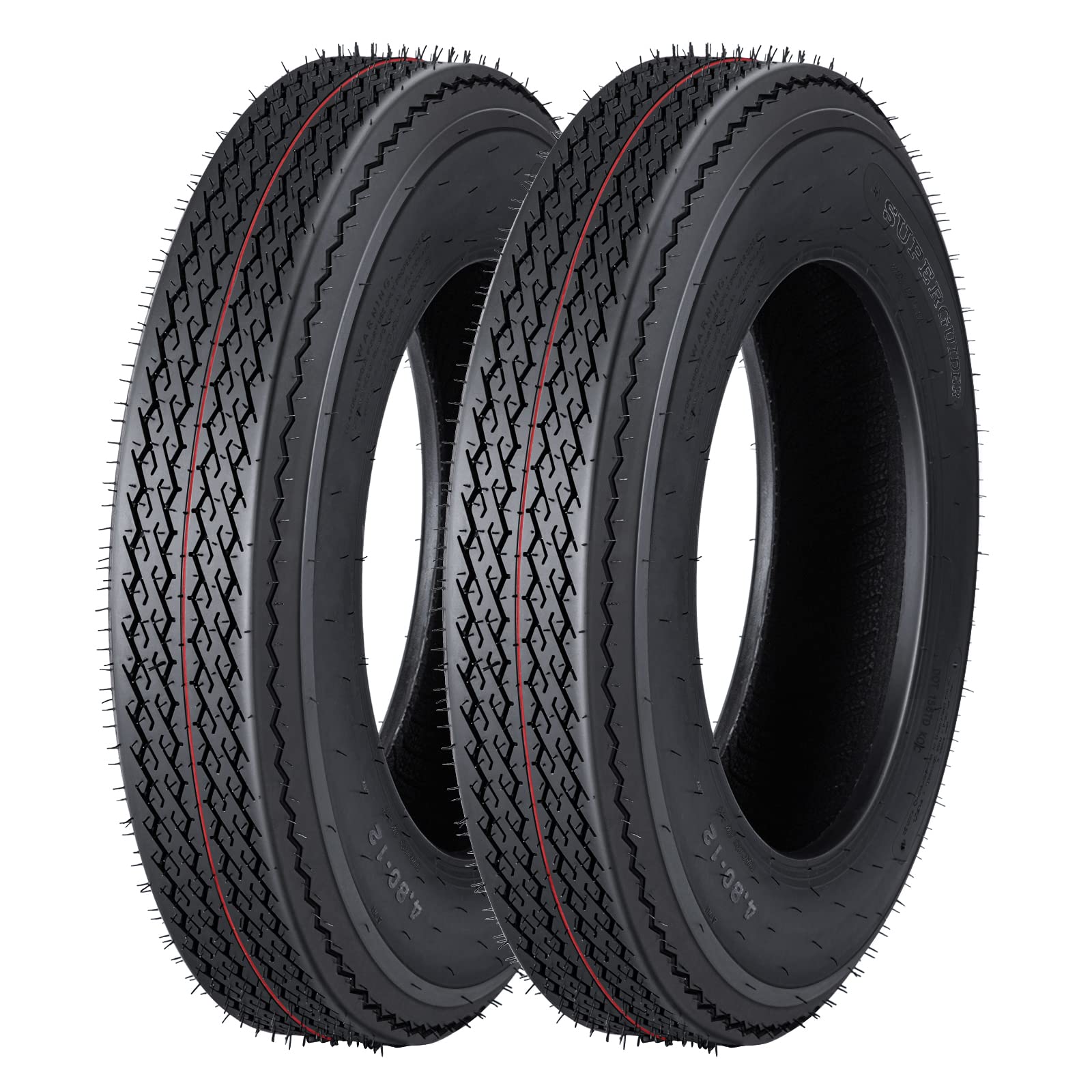 US GARVEE 4.8-12 4.8x12 480-12 4.80-12 Trailer Tires Load Range C 6PR