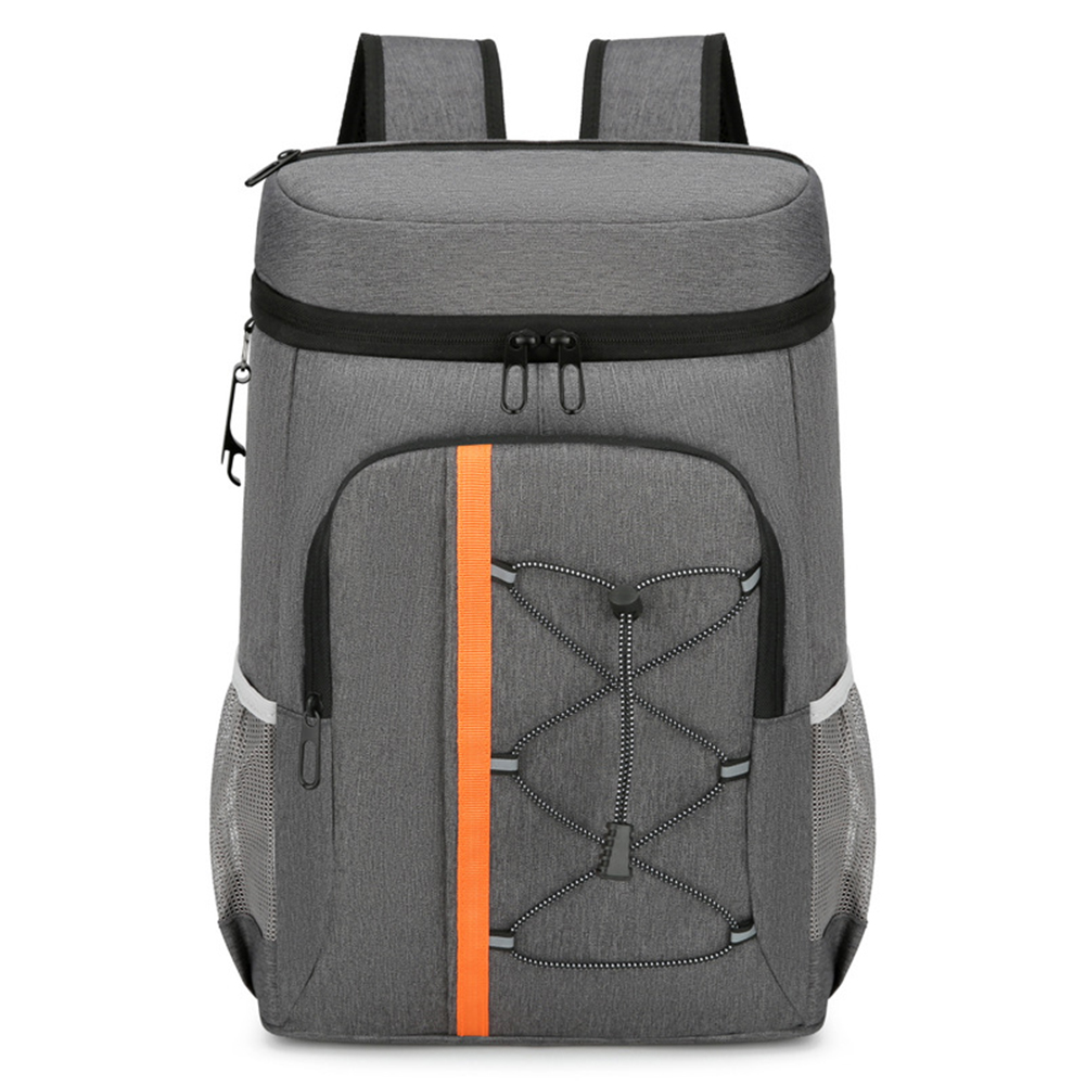 Extra Large Soft Backpack Cooler Bag, Outdoor Cooler Leak-Proof Picnic Lunch Bag, Top Flip Lid Lunch Storage Bag Soft Cooler Bag For Camping Hiking Beach BBQ Grocery Golf dark gray