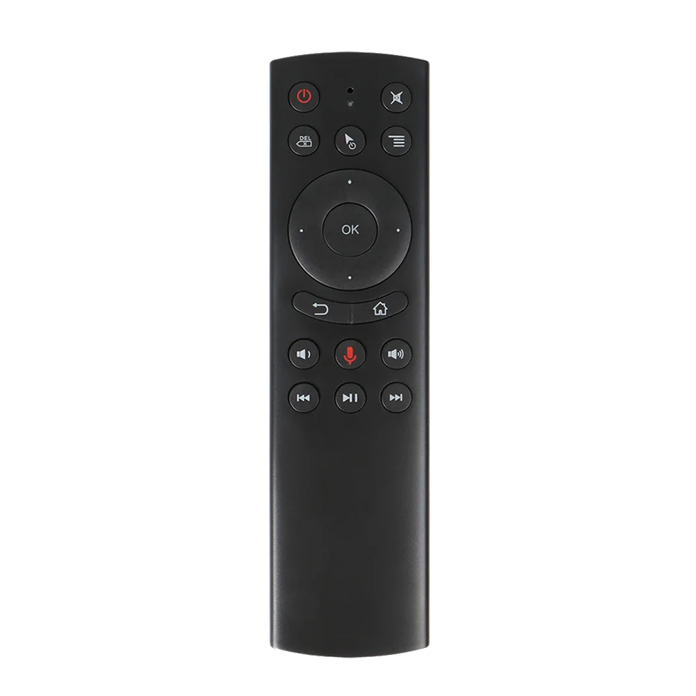G20S Air Mouse Wireless Remote Keyboard Voice Inputting Air Fly Mouse Remote Control With USB Receiver Compatible For Android TV Box Tablet PC black