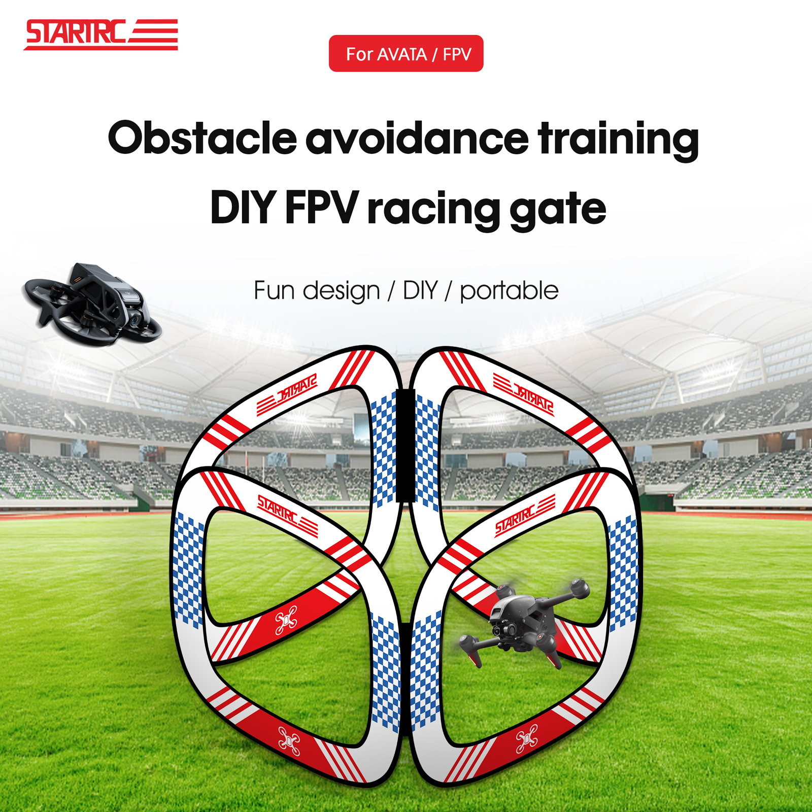 5PCS Fpv Racing Gates Obstacle Avoidance Training DIY Gantry