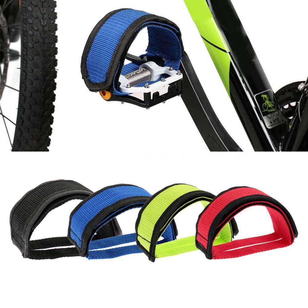 1 Pcs Bike Pedal Straps for Fixed Gear Bike, Lightweight Foot Toe