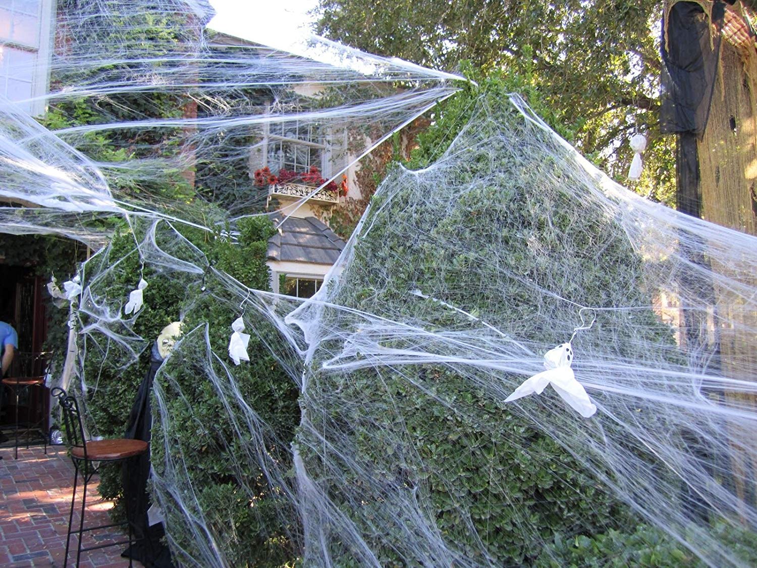 100g Halloween Spider Web Props For Bar Ktv Haunted House