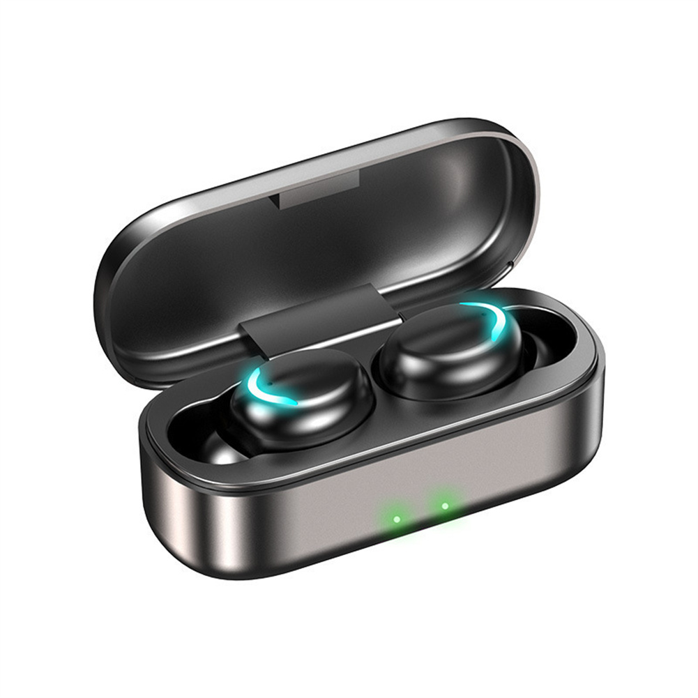 S9 Bluetooth-compatible Headphones Tws Wireless Binaural Smart Touch-control Game Earbuds Sport Earphones black