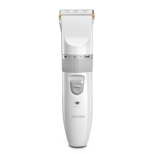 ENCHEN Electric Hair Clipper Hair Trimmer Hair Cutting USB Charging Beard Cutter Machine For Adult Children 712 white