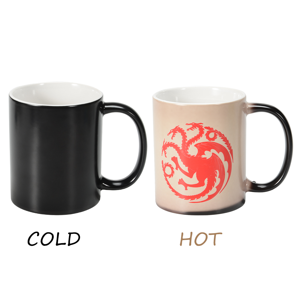 Stylish Unique Heat Sensitive Color Changing Magic Ceramic Mug Cup Christmas Gifts