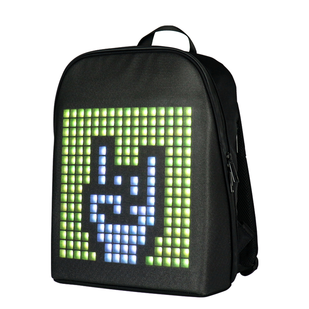 led screen backpack