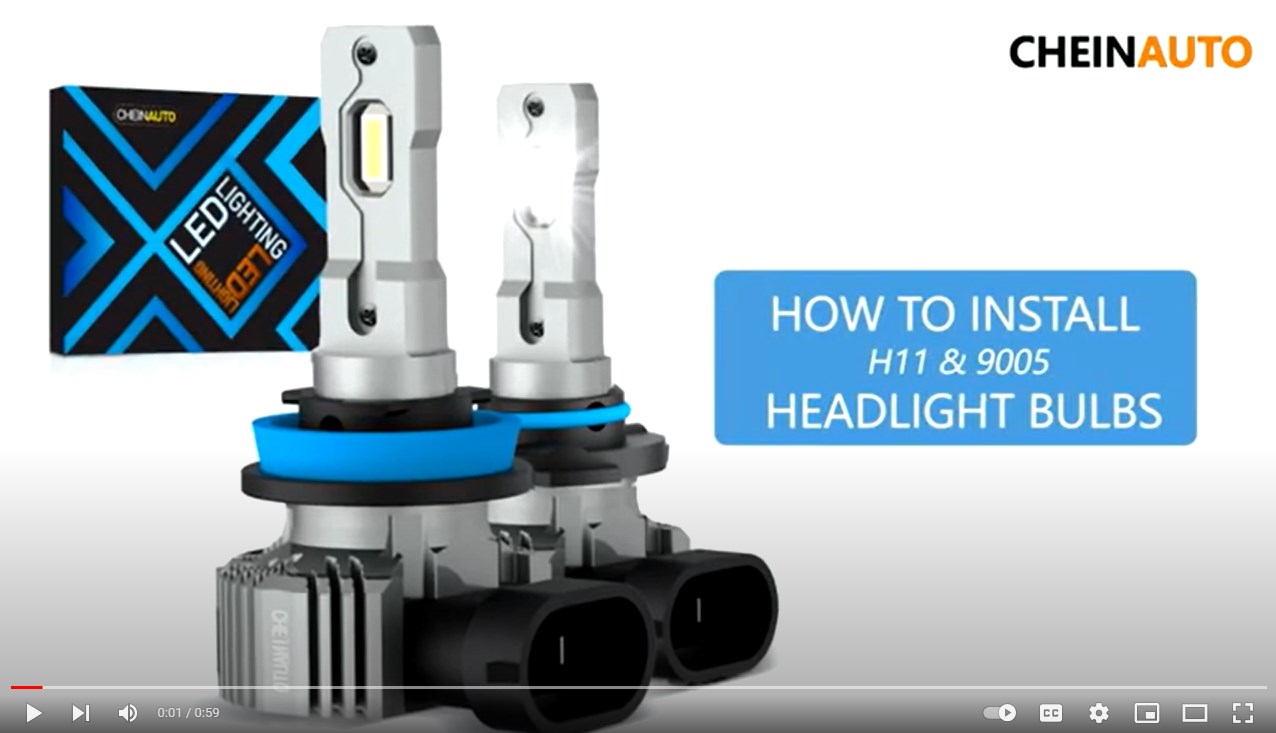 CHEINAUTO H11 LED Headlight Bulbs 450% Brightness Headlights Bulbs 12000 Lumens Wireless H11 H9 H8 LED Bulbs