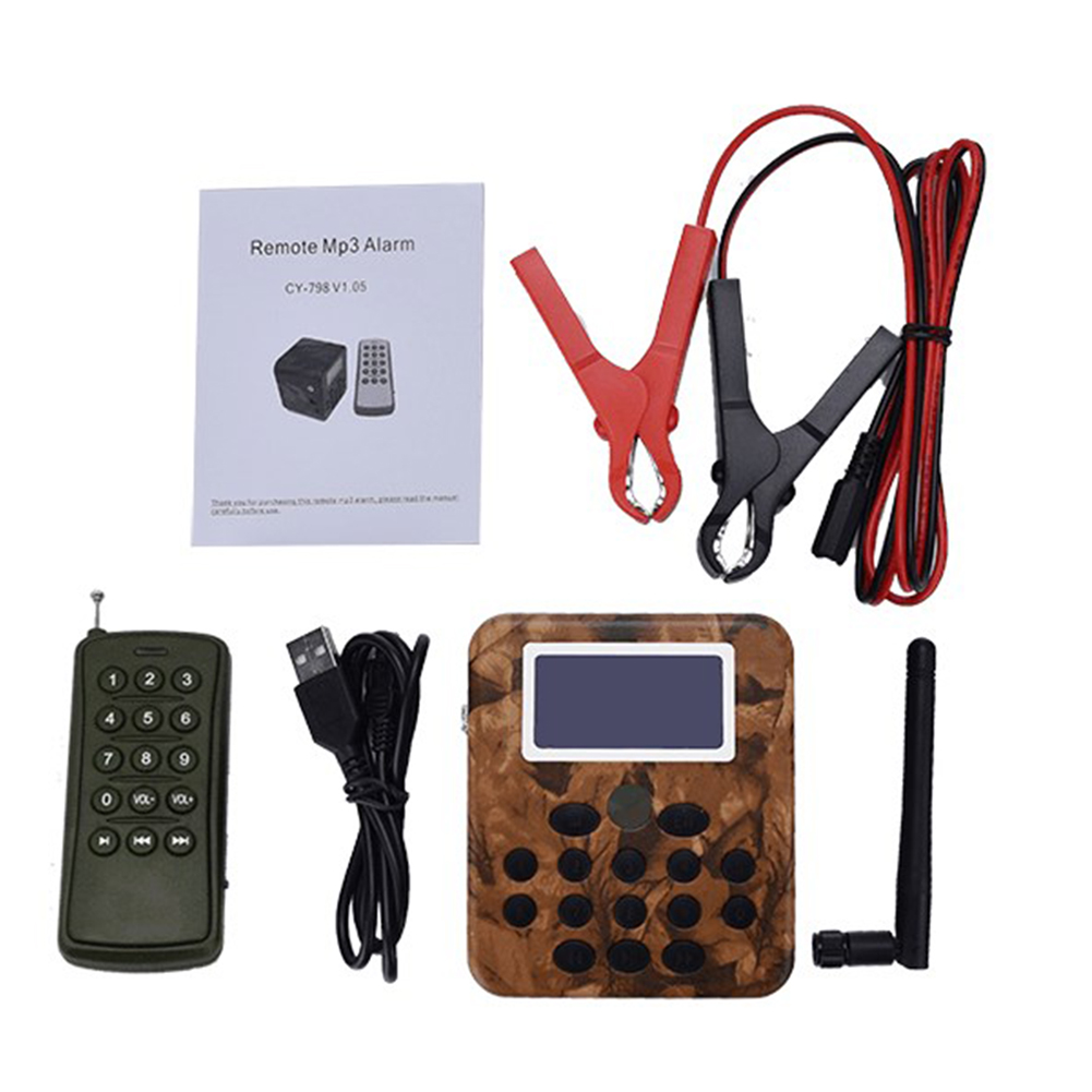 Outdoor Hunting Decoy Birds Caller MP3 Player Bird Sound Caller with Remote Control Speaker Bird Amplifier CY-798