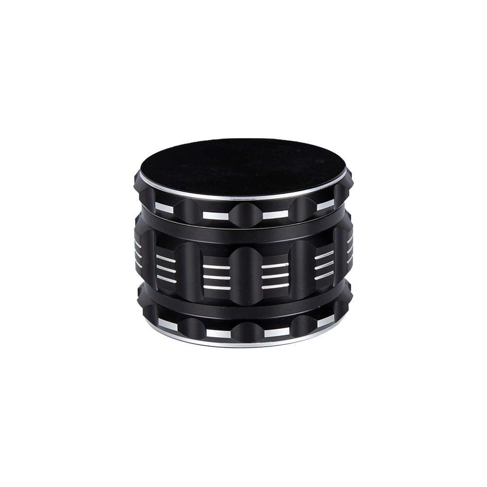 US 63mm Herb Grinder 4-layer Aluminum Alloy Smooth Plate Cigarette Crusher