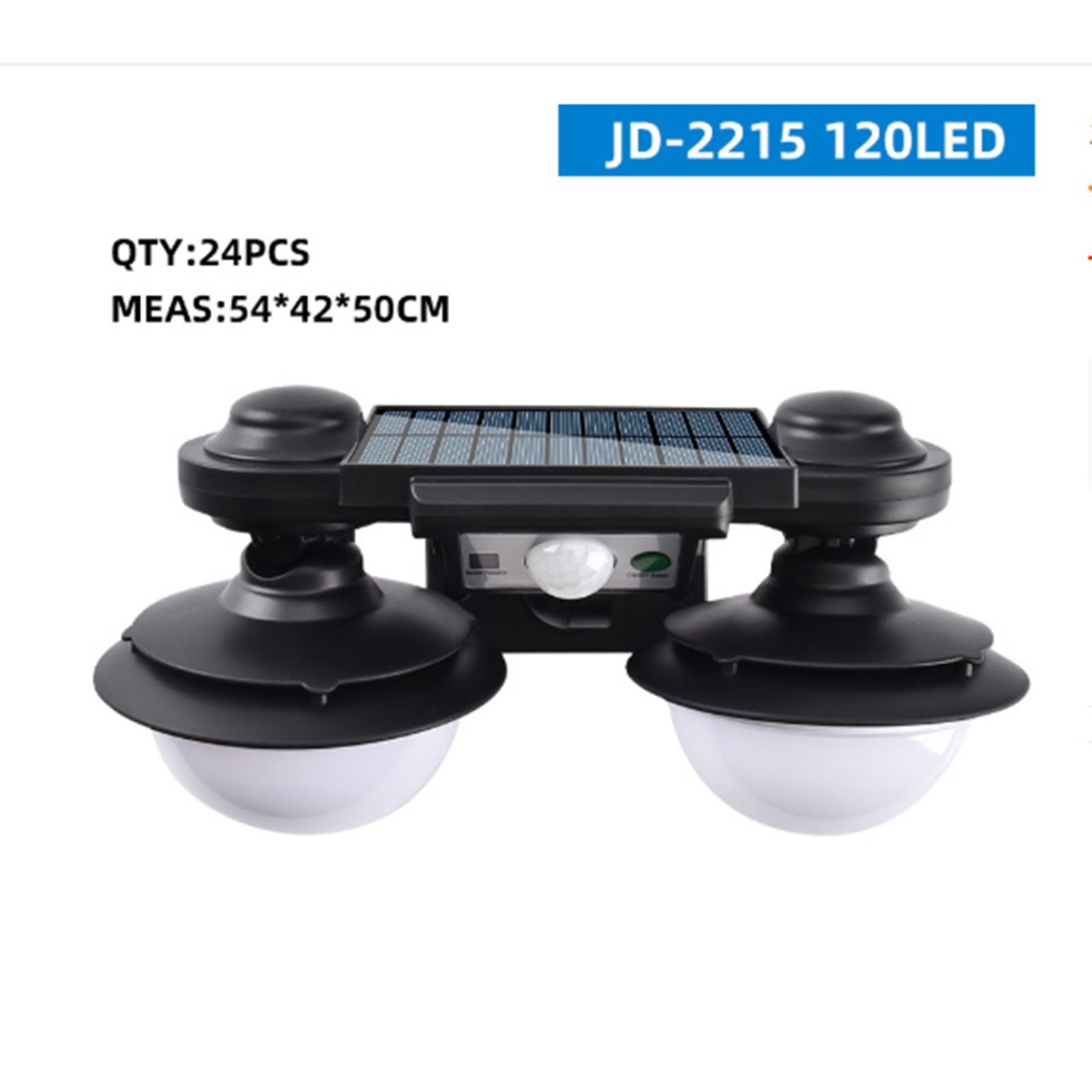 50w 3.6v Outdoor Led Solar Light Wall Lamp with Remote Control