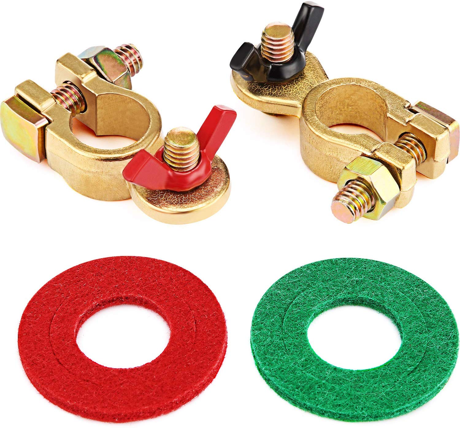 4pcs Car Battery Terminals Corrosion Protection Mat