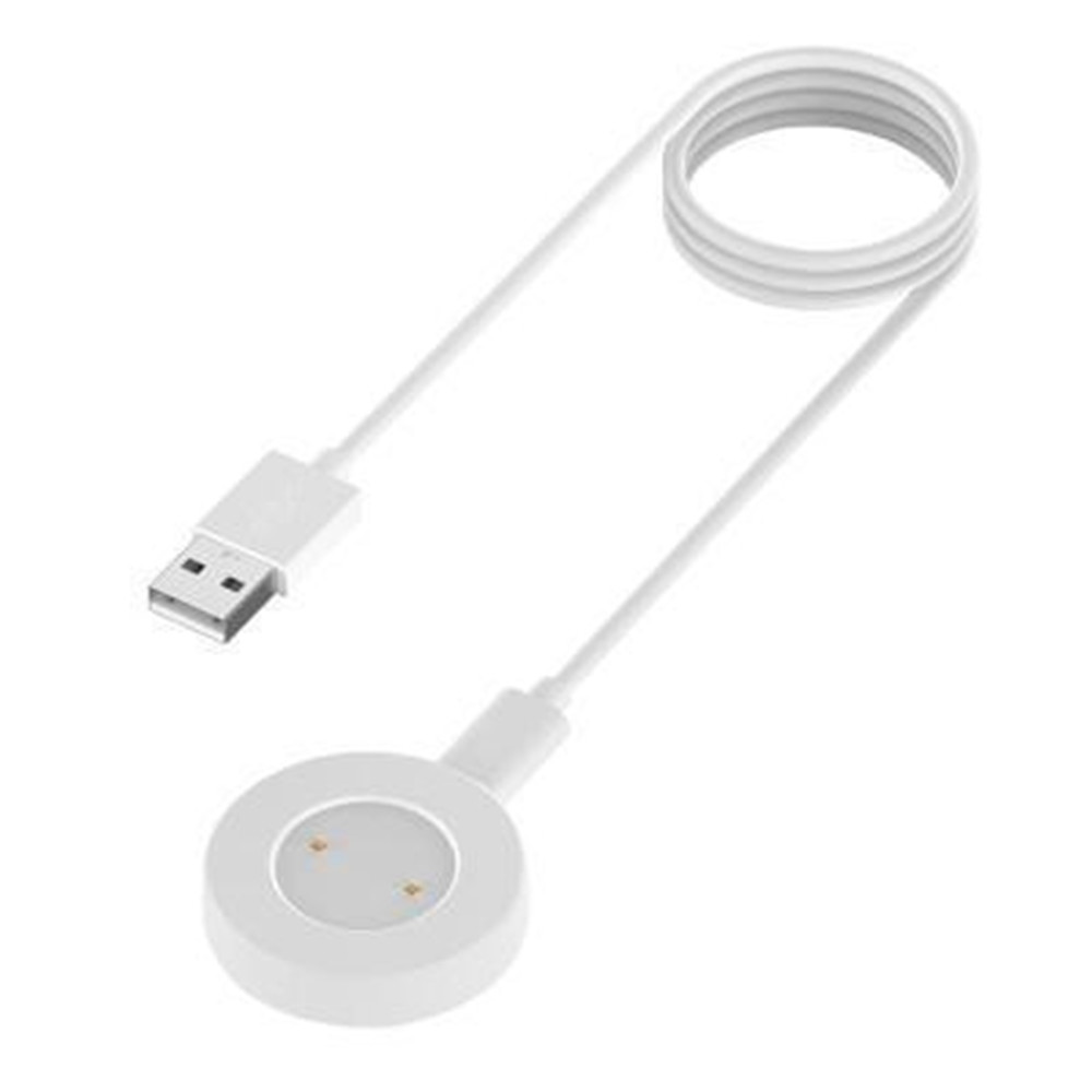 Magnetic Base 100cm Charger Adapter USB Charging Cable for Huawei GT / GT2 / Honor Magic Watch white