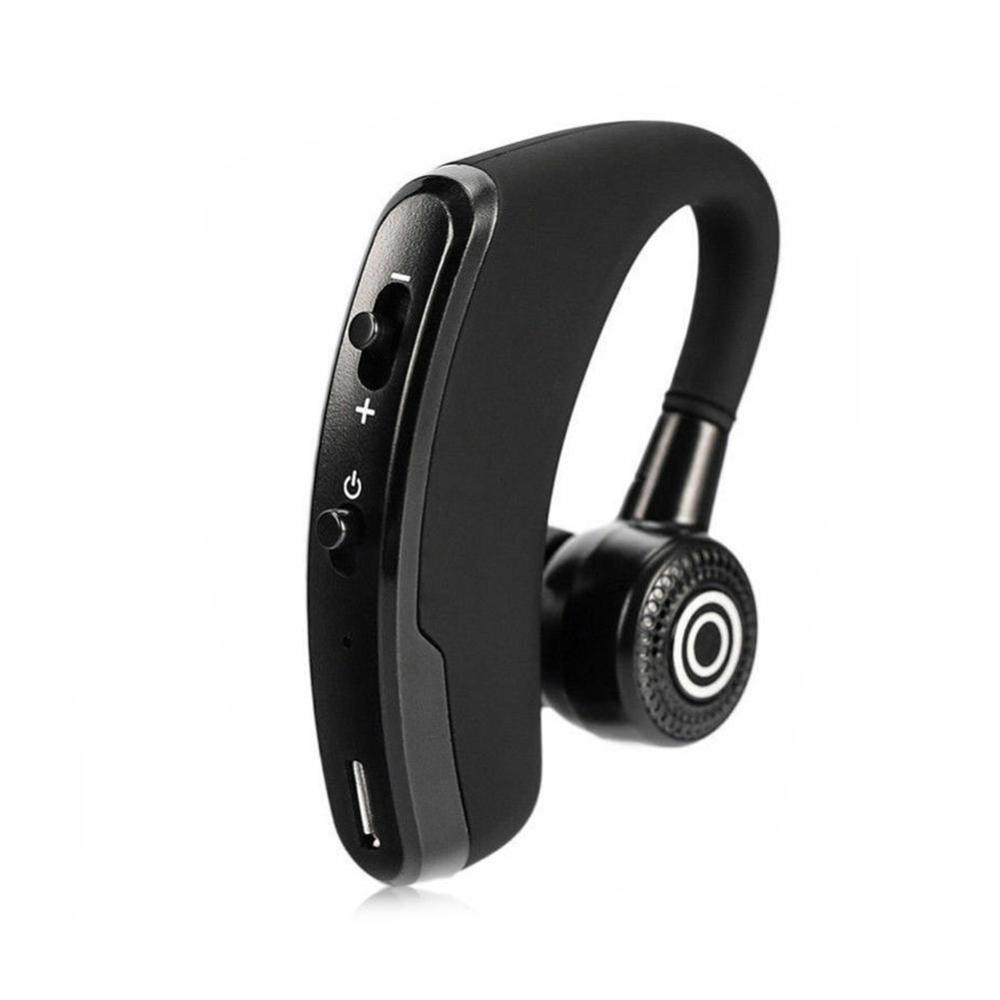V9 Handsfree Wireless Bluetooth Earphones Noise Control Business Wireless Headset with Mic for Driver Sport black