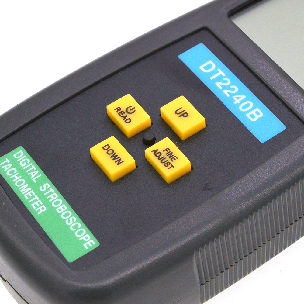 DT2240B Digital LCD NonContact Flash Stroboscope Tachometer