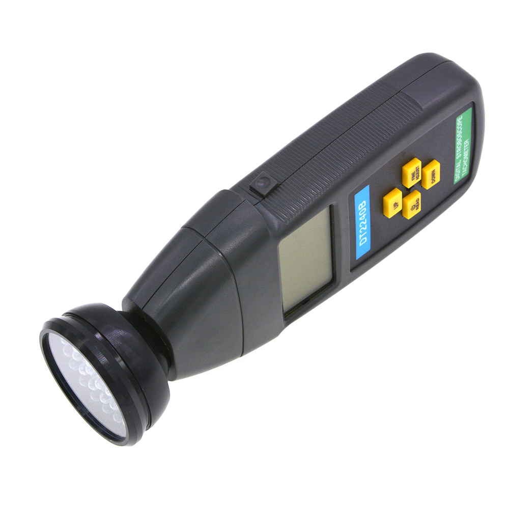 DT2240B Digital LCD NonContact Flash Stroboscope Tachometer