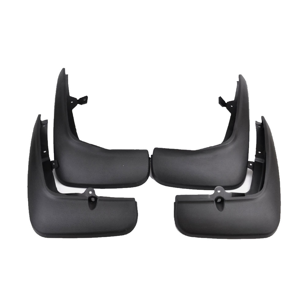 4PCS Mud Flaps, Vehicles Mudguard Splash Guards Front And Rear Set, Fender Flares Kit Automotive Exterior Accessories Compatible For L320 2005-2013 black
