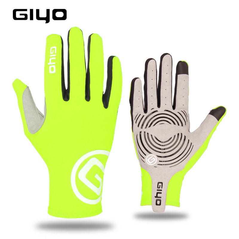 fluorescent cycling gloves