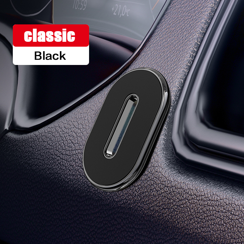 Magnetic  Car  Phone  Holder Anti-scratch Fixed Rotating Frame Navigation Bracket Q10 black