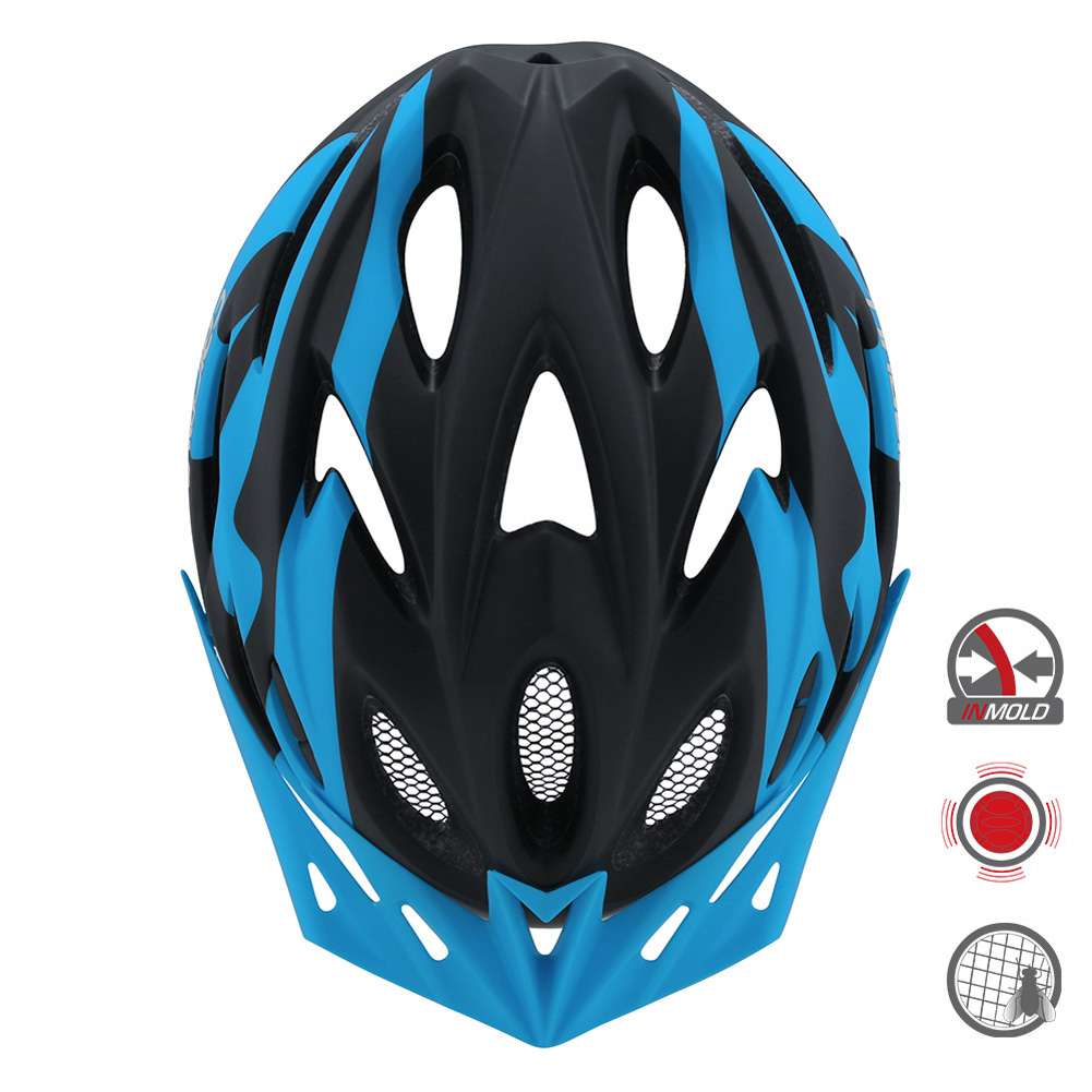 Cairbull FUNGO Helmet All-in-one Off-road Cycling Mountain Bike Motorcycle Riding Helmet Black blue_M / L (58-61CM)