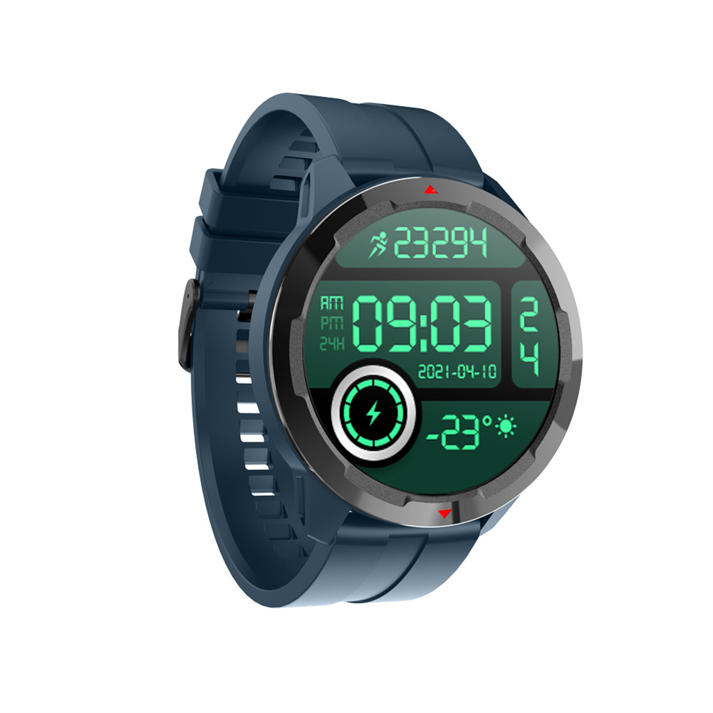 Mt13 Intelligent Watch 1.32 Inch 360x360 Hd Screen Bluetooth-compatible Calling Blood Oxygen Heart Rate Monitoring Waterproof Bracelet blue