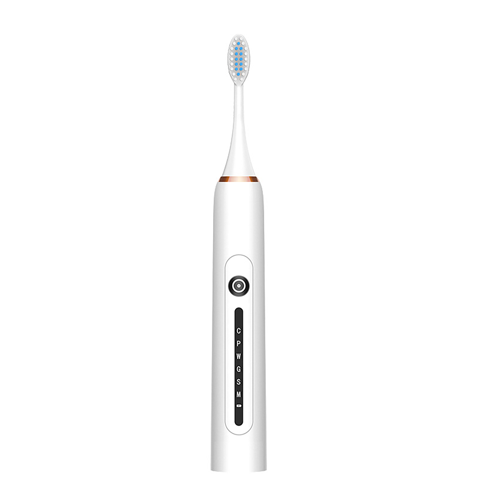Sonic Electric Toothbrush Professional 6-speed Universal Waterproof Usb Rechargeable Tooth Brush Oral Care White
