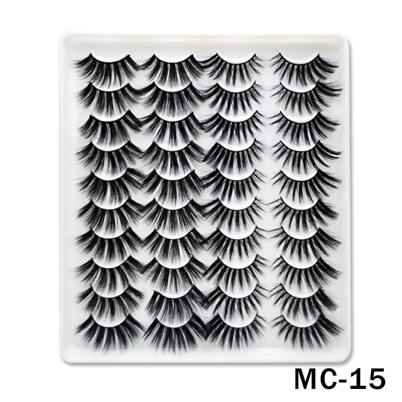6D Mink False Eyelashes Handmade Extension Beauty Makeup False Eyelashes MC-15