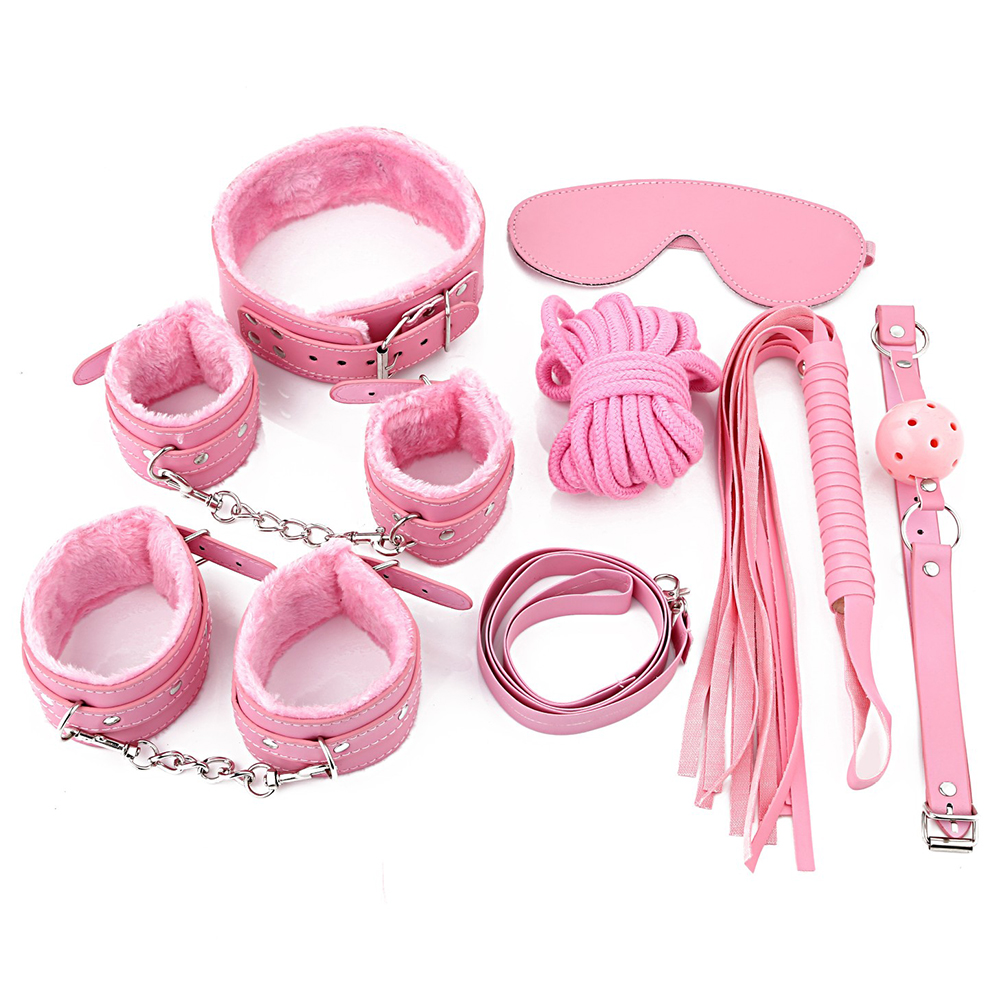 Wholesale 7pcs Set Adult Bondage Sex Fetish Tool Sm Cosplay Fantasy