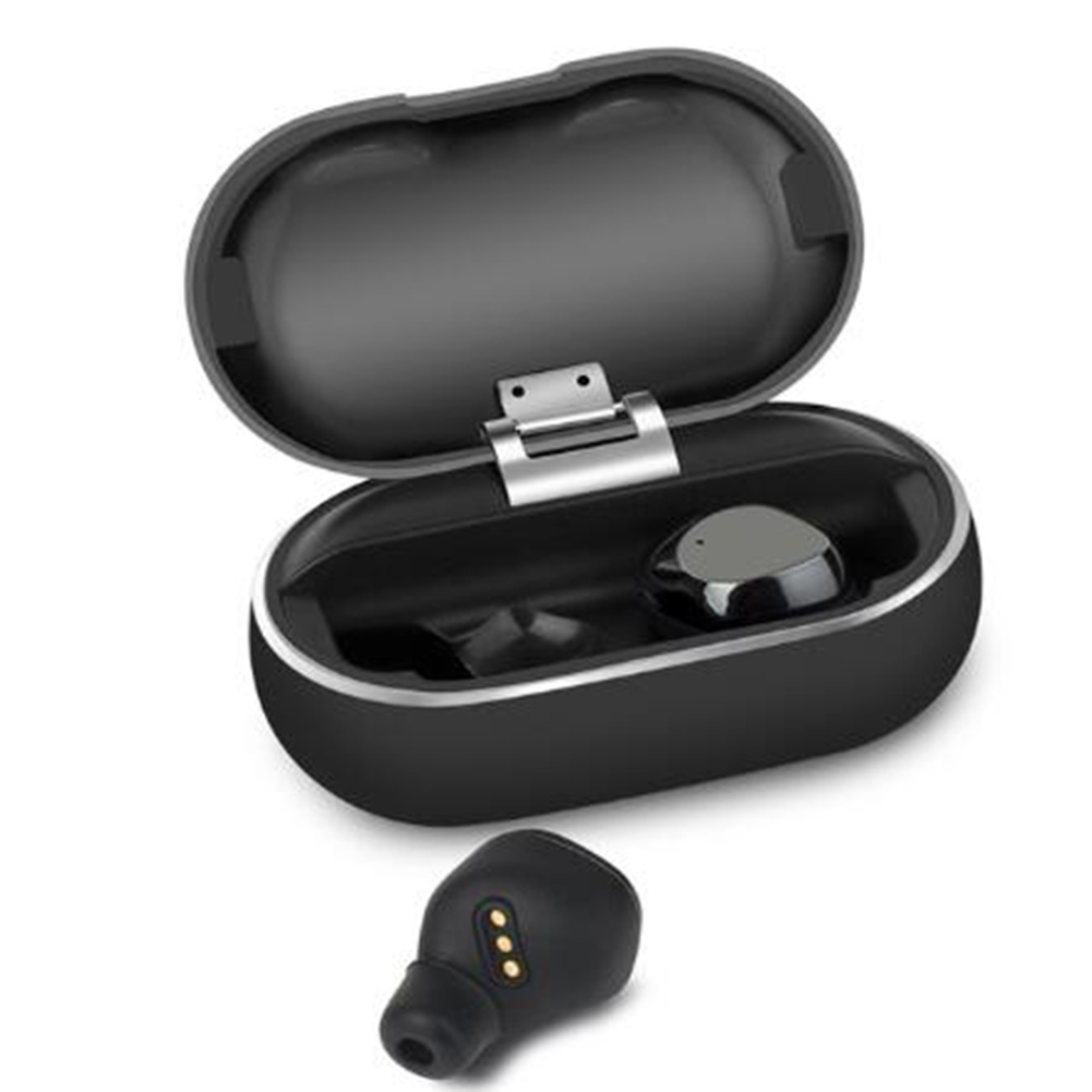 X26 Wireless Binaural 5.0 Bluetooth Headset In-Ear Noise Reduction Touch Control Earbuds Smart Waterproof HiFi Earphone black
