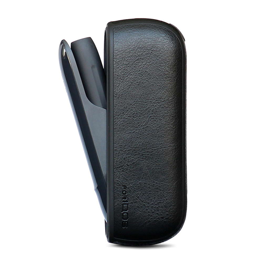Leather Protective Case Dust Cover Shockproof Protective Case Accessories Compatible For Iqos 3.0 black