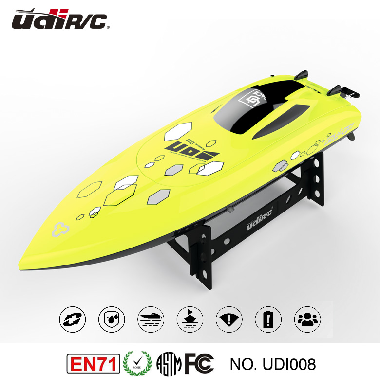UdiR/C UDI001 33cm 2.4G Rc Boat 20km/h Max Speed with Water Cooling System as shown
