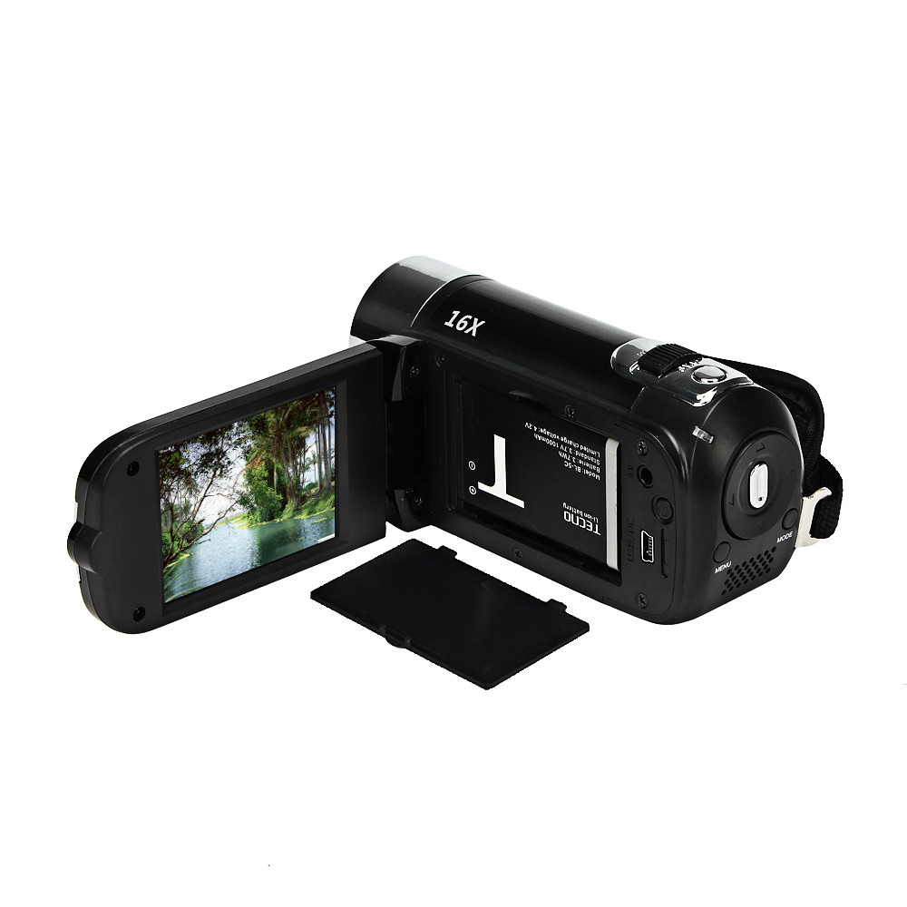 HD 1080P 16M 16X Digital Zoom Camcorder