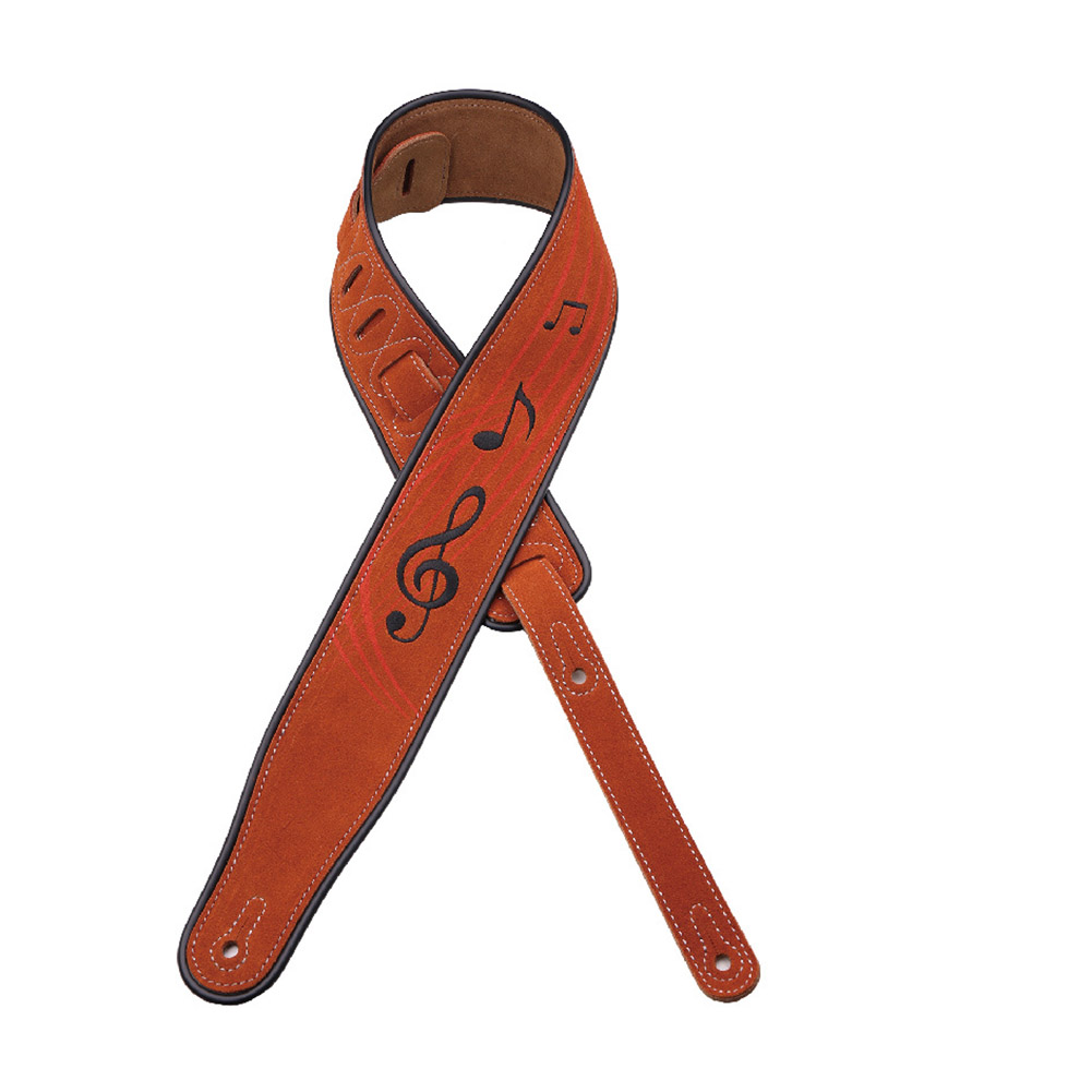 Wholesale Leather Guitar Strap Embroidery Band for Electric Folk Guitar Music Instrument