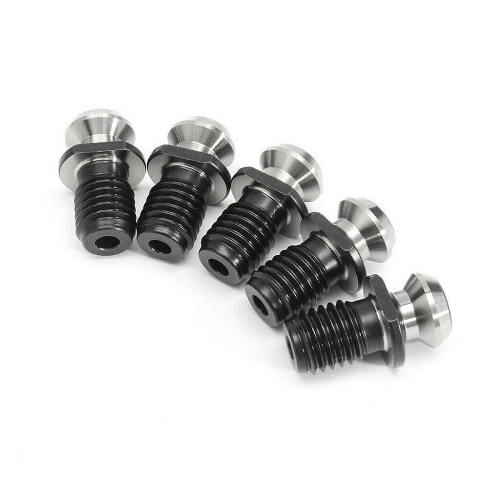 5pcs Carbon Steel CAT40-45 Degree 5/8-11 Pull Stud Retention Knob Parts
