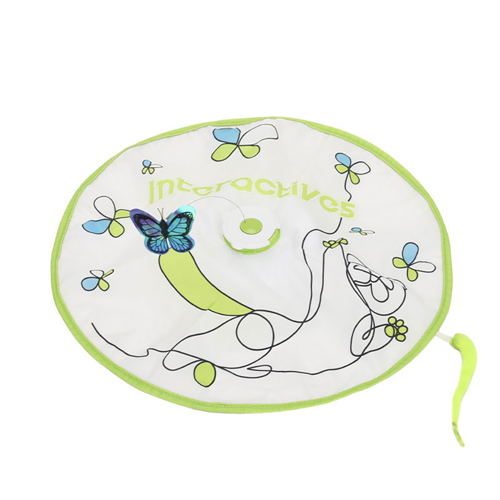 Interactive Cat Toy Automatic Cat Toys TYPE-C Charging Irregular Forward And Backward Movements Wear Impact Resistance Electric Cat Toy For Indoor Kittens 2-in-1 rechargeable model