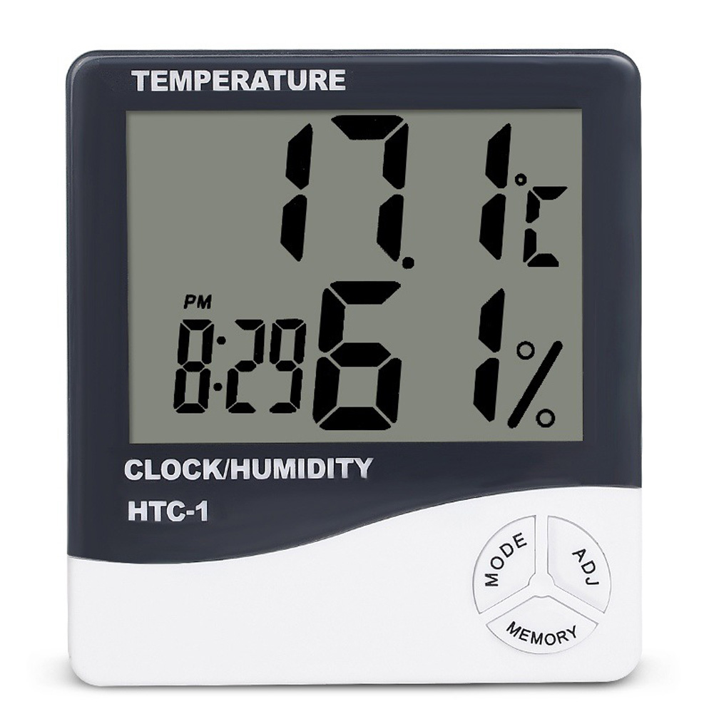 Wholesale HTC1 Home Indoor Temperature Hygrometer Desktop Digital