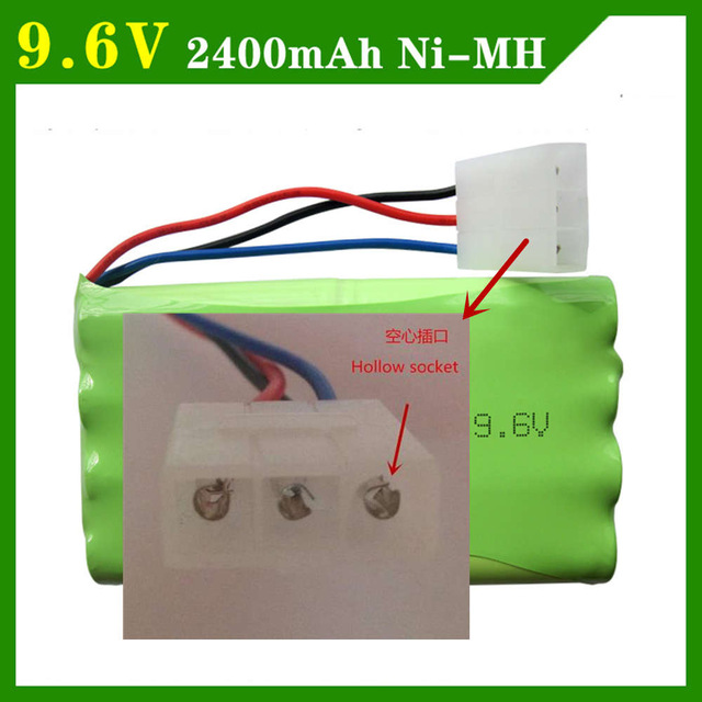 9.6V 2400mAh Remote Controul Toys Eletric toy security faclities eletric AAA batery batery group SM/T/JST Plug AAA NiHM