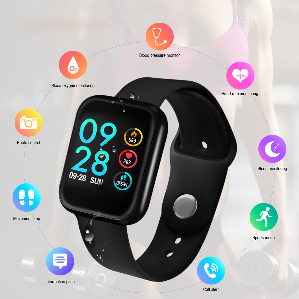 P70 Smart Watch Blood Pressure Measurement Heart Rate Monitor Fitness