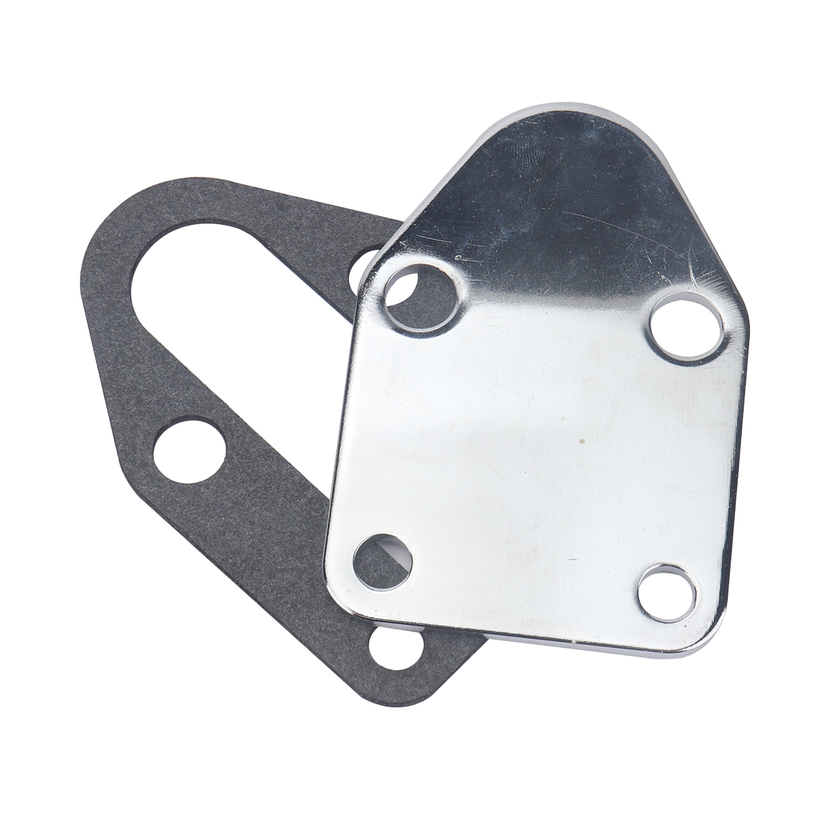 Wholesale Small Block Fuel Pump Block Off Plate Chrome Steel For Chevy