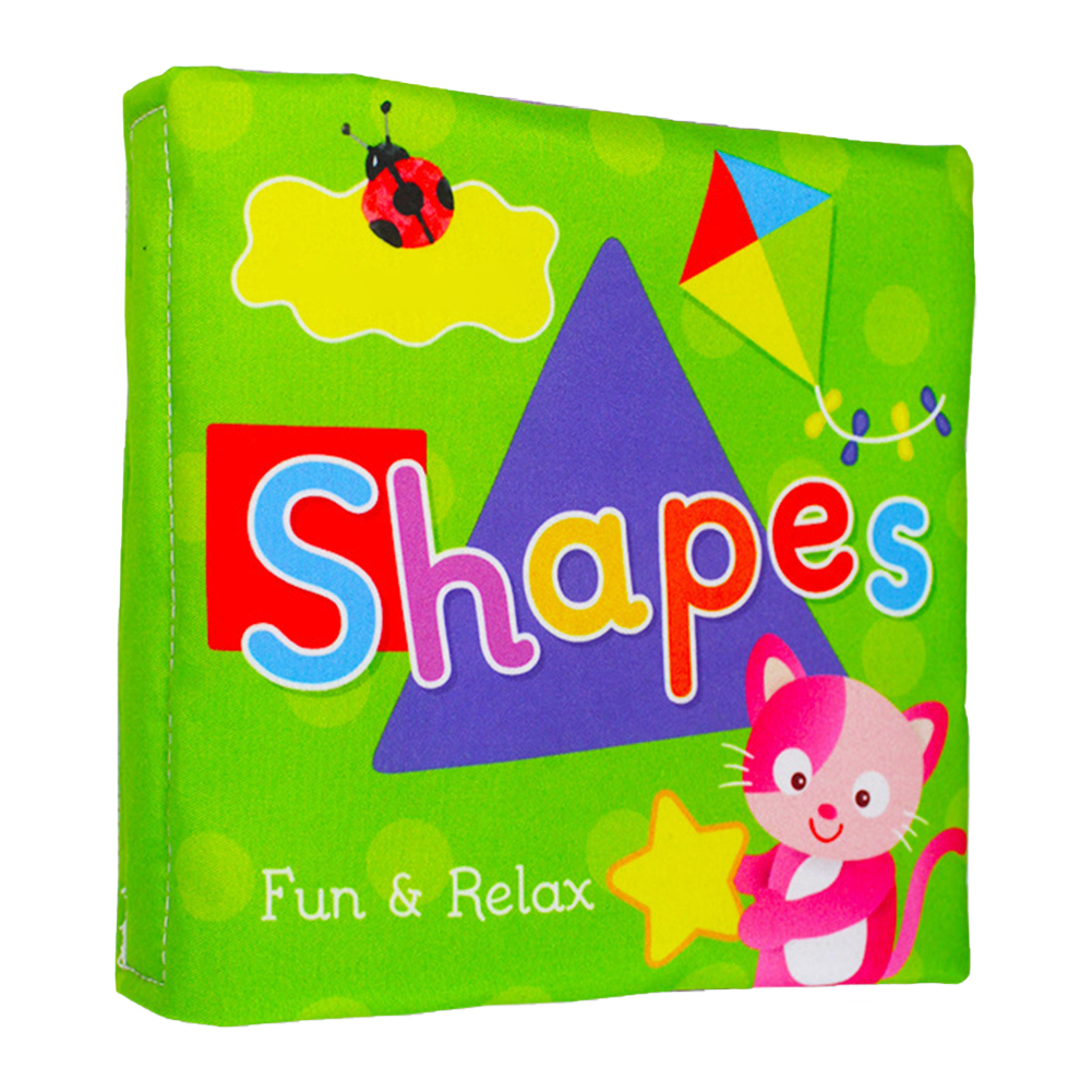 Baby Cloth Book Infant Children Early Learning Educational Puzzle Books Toys Baby Soft Activity Book, My First Word Book, Best Cloth Book Recognize shapes